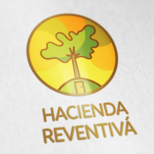 Hacienda Reventivá - Identidad Corporativa. Design gráfico projeto de Karen Mera - 14.09.2016