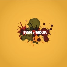 Diseño de logotipo, papelería y aplicaciones para Pan y Moja. Design, Br, ing e Identidade, e Design gráfico projeto de DIKA estudio - 05.02.2014