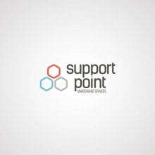 Diseño de logotipo y manual corporativo para Support Point. Design, Br, ing e Identidade, e Design gráfico projeto de DIKA estudio - 08.02.2014