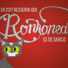 Este es mi xmas para este año :) Mi gatita se llama Pixel. Design, T, and pograph project by Cris López Coloma - 12.23.2016