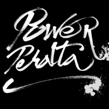 Power Peralta. Design, Br, ing, Identit, and Calligraph project by Felipe Salas Herrera - 12.30.2016