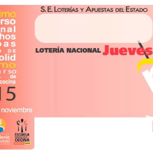 Décimo Lotería de Navidad 2015. Design, Advertising, and Creative Consulting project by Eduardo García Indurria - 12.14.2015