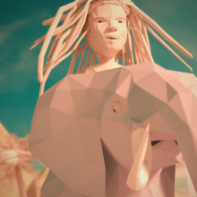 Official Music Video. Animation 3D Blender. Paper World. Un projet de 3D, Animation, Conception de personnages, Vidéo , et Papercraft de Nacho Cruje Design - 04.01.2017