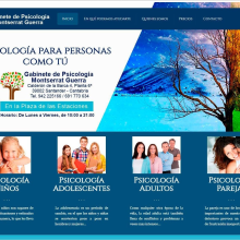 www.psicologoensantander.com. Web Design, and Web Development project by Juan Jose Lopez Roldan - 07.06.2016