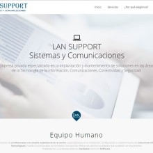 www.lansupport.es. Web Design, and Web Development project by Juan Jose Lopez Roldan - 06.02.2016