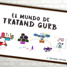 EL MUNDO DE TATRAND GURB_Motion Graphics . Un proyecto de Motion Graphics de Tatyana Ortega Catalá - 10.01.2017