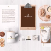 CARDAMOMO-Cocina Vegetariana. Design, Art Direction, Br, ing, Identit, Cooking, Graphic Design, Information Design, Marketing, Packaging, Paper Craft, and Naming project by Raquel Moya Escribano - 05.10.2015