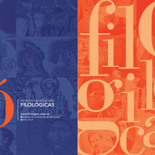 Folder para el Instituto de Investigaciones Filológicas de la UNAM. Design gráfico projeto de Mercedes Flores Reyna - 01.05.2017