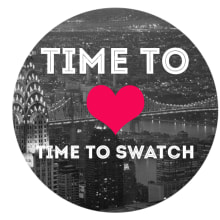 CAMPAÑA SWATCH. SLOGAN "TIME TO LOVE, TIME TO SWATCH". Design, Advertising, Br, ing, Identit, Events, Jewelr, Design, and Marketing project by SANDRA ALVAREZ PEREZ - 01.11.2017