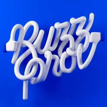 BuzzProv. Design, 3D, e Tipografia projeto de Marc Urtasun - 20.12.2016