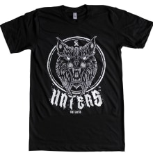 - Iberian Beast - Haters Clothing. Design, Traditional illustration, Fashion, and Screen Printing project by Adrian BD - 11.11.2015