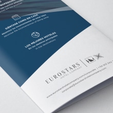 Tríptico Eurostars Hotel Company Corporate. Design, Publicidade, Design editorial, e Design gráfico projeto de Elena Roca Llobera - 23.01.2017
