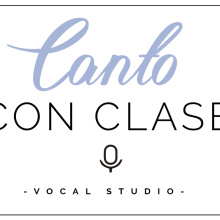 Logos Academia Canto con Clase. Un proyecto de Diseño gráfico de Jessica Tarrío - 05.01.2017