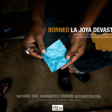 BORNEO, La Joya Devastada (proyecto multimedia). Un proyecto de Diseño, Fotografía, Diseño editorial, Bellas Artes y Marketing de Javier Luengo - 03.12.2016