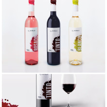 Etiqueta vino. Un proyecto de Diseño gráfico de Alicia - 24.01.2017