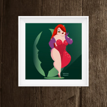 Vector Illustration & Chubby Pin Ups. Traditional illustration project by Amanda Vázquez - 12.31.2016