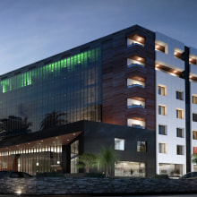 Visualización 3D del Hotel Business Ecologic en Tánger. 3D, and Architecture project by Artic 3D - 01.29.2017