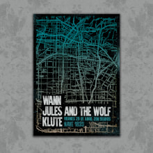 Wann +  Jules & The Wolf + Klute. Design, Direção de arte, e Design gráfico projeto de Gonzalo Di Gregorio - 04.04.2016
