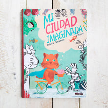 Mi ciudad imaginada, cuento y libro de creatividad libre para niños. Un proyecto de Ilustración tradicional, Diseño de personajes, Diseño editorial y Diseño gráfico de vireta - 03.04.2016