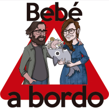 bebe a bordo Juan y M Jose´. Traditional illustration project by inma martinez - 01.31.2017