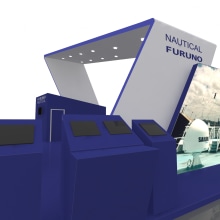 Stand Nautical Furuno Navalia 2016. Un proyecto de Diseño y Escenografía de Iván Martinez - 31.01.2016