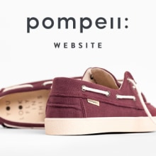 Pompeii Website. UX / UI, Direção de arte, e Web Design projeto de Pablo Chico Zamanillo - 04.02.2017