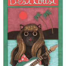 Best Coast. Un proyecto de Ilustración tradicional de Roberta Vázquez - 07.02.2017