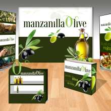 Proyecto STAND FERIA - Manzanilla Olive. Un proyecto de Escenografía de ENRIQUE LOBATO GIL - 08.02.2017