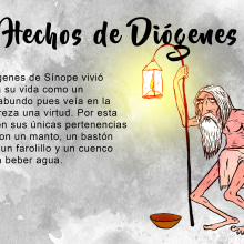 Hechos de Diógenes. Un proyecto de Ilustración tradicional de Luca Mendieta - 09.02.2017