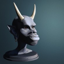 Mi Proyecto del curso: Modelado de personajes en 3D. 3D projeto de Millá Villalobos - 09.02.2017