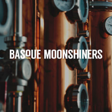 BASQUE MOONSHINERS. Design, Br, ing, Identit, Graphic Design, and Web Design project by Estudio Linea - 06.10.2015