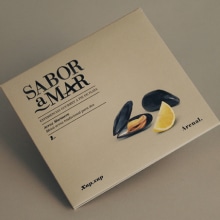 SABOR A MAR. Design, Br, ing, Identit, Graphic Design, and Packaging project by Estudio Linea - 02.10.2014