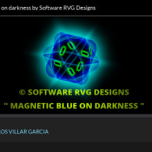 MAGNETIC BLUE ON DARKNESS. Design, Programação , 3D, e Animação projeto de ROBER VILLAR - 11.02.2017