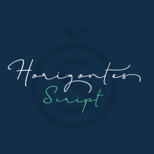 Horizontes Script. Design, Graphic Design, T, pograph, Writing, and Calligraph project by Panco Sassano - 06.08.2014