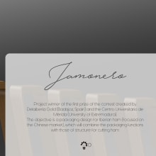 Jamonero. Design, Br, ing, Identit, Industrial Design, and Packaging project by mario - 02.13.2017