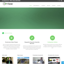 Ecolumen Portal . Desenvolvimento Web projeto de Daniel Mendoza - 13.05.2015