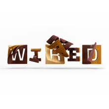 wired magazine. 3D, e Tipografia projeto de Jenue - 12.02.2017