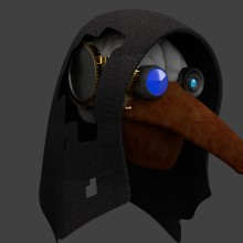 Raven mask. Een project van 3D van Arkalion Shobic - 13.02.2017