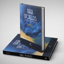 Diseño de portada - «La Guerra de los Mundos» de H.G.Wells.. Un proyecto de Ilustración tradicional, Diseño editorial y Diseño gráfico de Rubén Megido - 16.02.2017