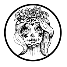Dulce Catrina . Un proyecto de Ilustración tradicional y Diseño gráfico de Isa Sandoval - 16.02.2017