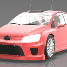 VW POLO WRC. 3D, Automotive Design, and Product Design project by Guillem Serna - 02.17.2017