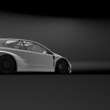 POLO WRC - Primero renders. Un proyecto de Diseño, 3D, Diseño de automoción y Diseño de producto de Guillem Serna - 18.02.2017