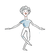 Leo va al ballet. Ein Projekt aus dem Bereich Traditionelle Illustration und Animation von María Sanz - 19.02.2017
