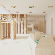 Sala de espera. Design, 3D & Interior Design project by Amaia Barazar Salazar - 02.19.2017