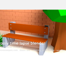 Blender Timelapse Slowpoly Nigth House. Un proyecto de Diseño, Cine, vídeo, televisión, 3D, Animación y Diseño de iluminación de Fco Javier Morón Vázquez - 21.02.2017