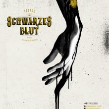 Schwarzes Blut Tattoo . Un proyecto de Ilustración tradicional y Diseño gráfico de Ari B. Miró - 21.02.2017