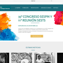 Página web SESPM. Un proyecto de Diseño Web de Wellaggio - 22.02.2017