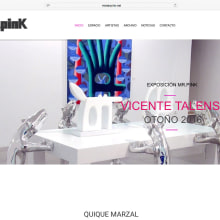 Página web Mr. Pink. Un proyecto de Diseño Web de Wellaggio - 11.03.2016