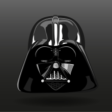 Ilustración de Darth Vader. Un projet de Illustration traditionnelle , et Design graphique de Laura Ortega - 21.12.2016