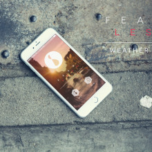 Fearless - Weather App. Projekt z dziedziny UX / UI, Projektowanie graficzne i Multimedia użytkownika Desireé Vásquez Sánchez - 24.06.2015